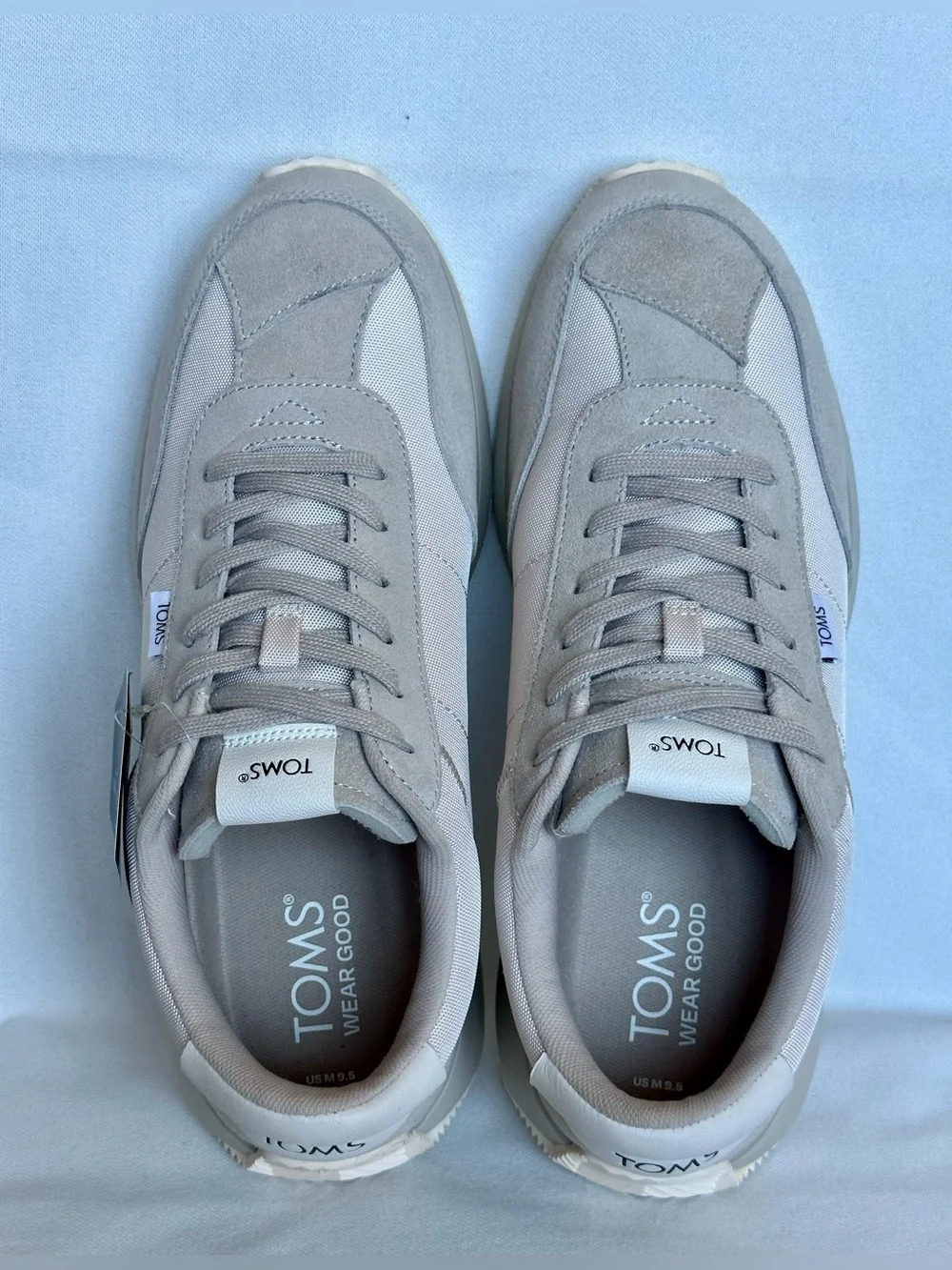 Tom's Wyndon Sneaker Size 9.5 in Shadow Beige Casual Dress Men's